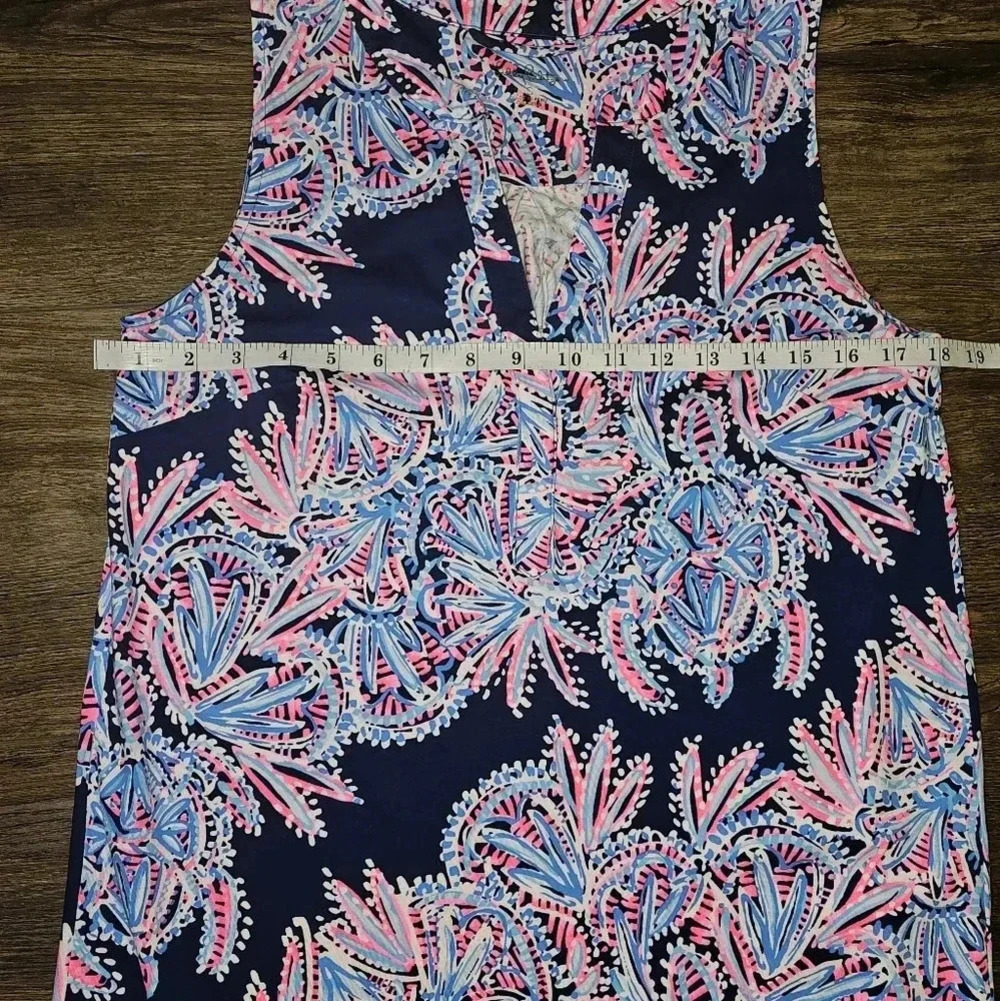 Lilly Pulitzer Naila Blue Oyster Bay Midi S Resortwear,Vacay Dress - Picture 7 of 11